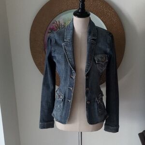 See Thru Soul Women's Denim Jacket